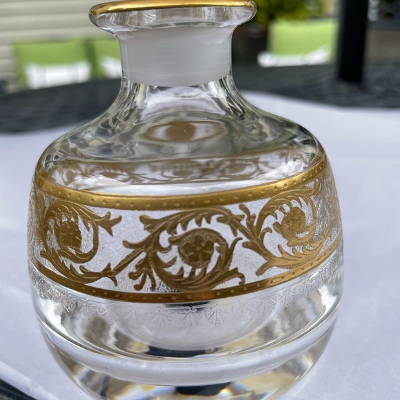 St. Louis Thistle cristal perfume bottle - Picture 3 of 8